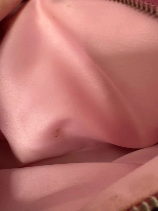 Coach Rare Laura Signature Canvas Leather Should Bag Vibrant Pink - Picture 8 of 16